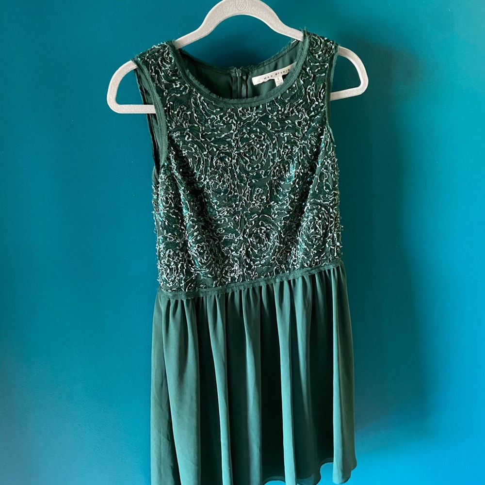 Green Party dress